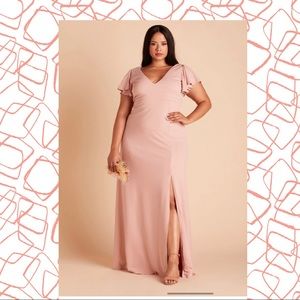 Birdy Grey Hannah Curve Bridesmaid Dress Dusty Rose